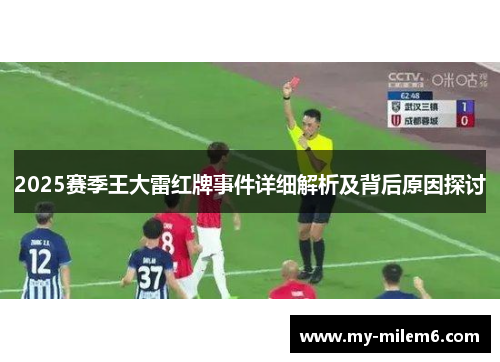 2025赛季王大雷红牌事件详细解析及背后原因探讨